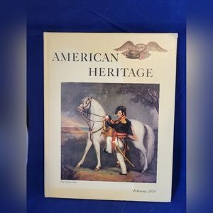 American Heritage "The Magazine of History" Vintage Original Hardcover Feb 1959